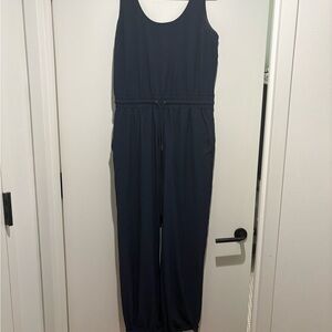 Abercrombie & Fitch Navy Travel Jumpsuit